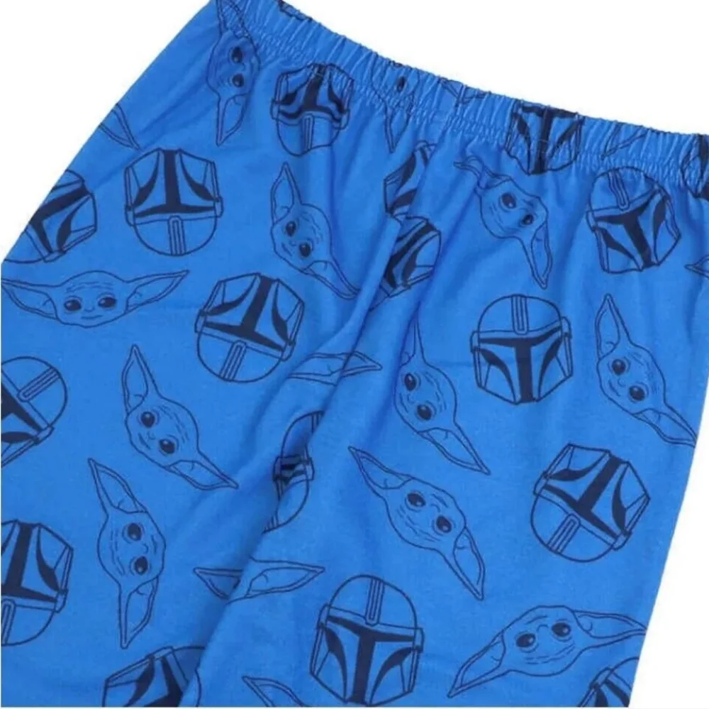 Disney Boy's Star Wars Mandalorian Graphic 4 Piece Pajama Set Size 4T nwt